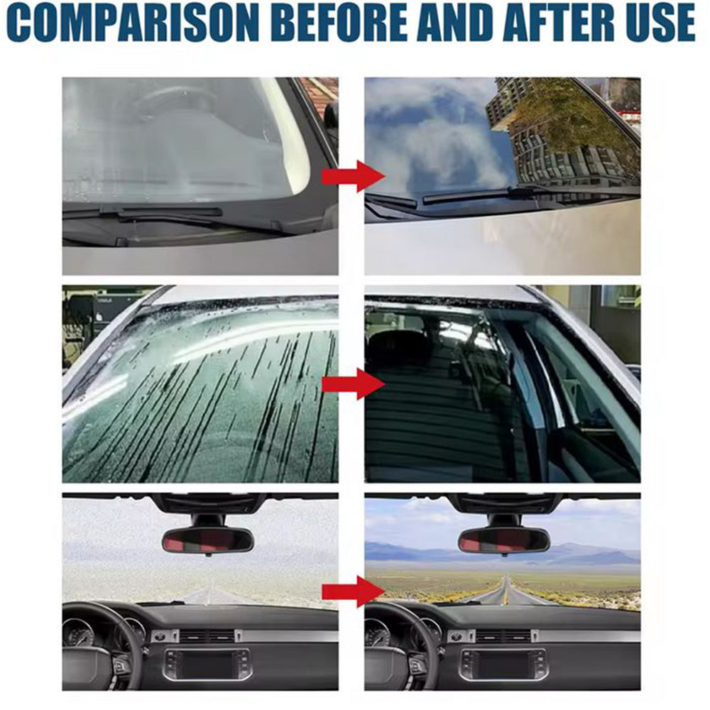 Spray antiaburire pentru parbriz, geamuri laterale și lunetă,  2 în 1, agent anti-ploaie și anti-aburire pentru geamuri auto